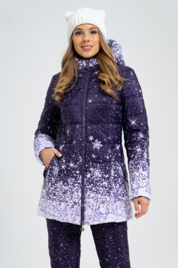 Куртка М-389 звезды фиолет